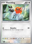 Pokemon TCG - PALDEA EVOLVED - 163/193 - FLETCHLING - Reverse Holo - Common