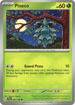 Pokemon TCG - SCARLET & VIOLET - 001/198 - PINECO - Reverse Holo - Common