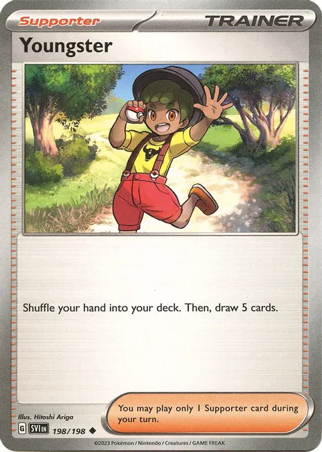 Pokemon TCG - SCARLET & VIOLET - 198/198 - YOUNGSTER - Trainer