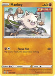 Pokemon TCG - BATTLE STYLES - 066/163 - MANKEY - Common