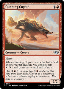 Outlaws Of Thunder Junction - 118 CUNNING COYOTE - UNCOMMON RED
