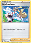 Pokemon TCG - BATTLE STYLES - 128/163 - KORRINA'S FOCUS - Trainer