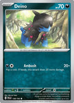 Pokemon TCG - PALDEA EVOLVED - 138/193 - DEINO - Reverse Holo - Common