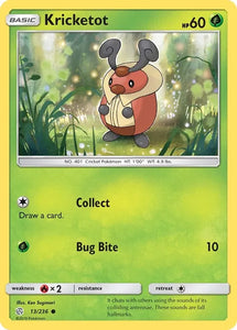 Pokemon TCG - COSMIC ECLIPSE - 013/236 - KRICKETOT - Common