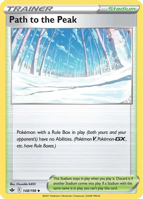 Pokemon TCG - CHILLING REIGN - 148/198 - PATH TO THE PEAK - Trainer