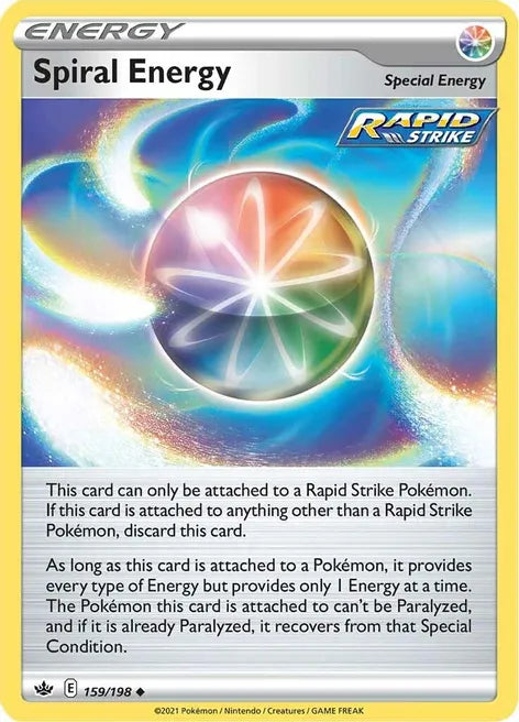 Pokemon TCG - CHILLING REIGN - 159/198 - SPIRAL ENERGY - Special Energy