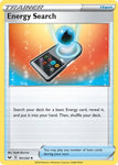 Pokemon TCG - SWORD AND SHIELD - 161/202 - ENERGY SEARCH - Trainer