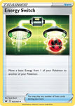 Pokemon TCG - SWORD AND SHIELD - 162/202 - ENERGY SWITCH - Trainer