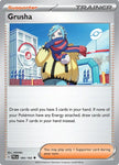Pokemon TCG - PALDEA EVOLVED - 184/193 - GRUSHA - Reverse Holo - Trainer