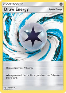 Pokemon TCG - COSMIC ECLIPSE - 209/236 - DRAW ENERGY - Special Energy