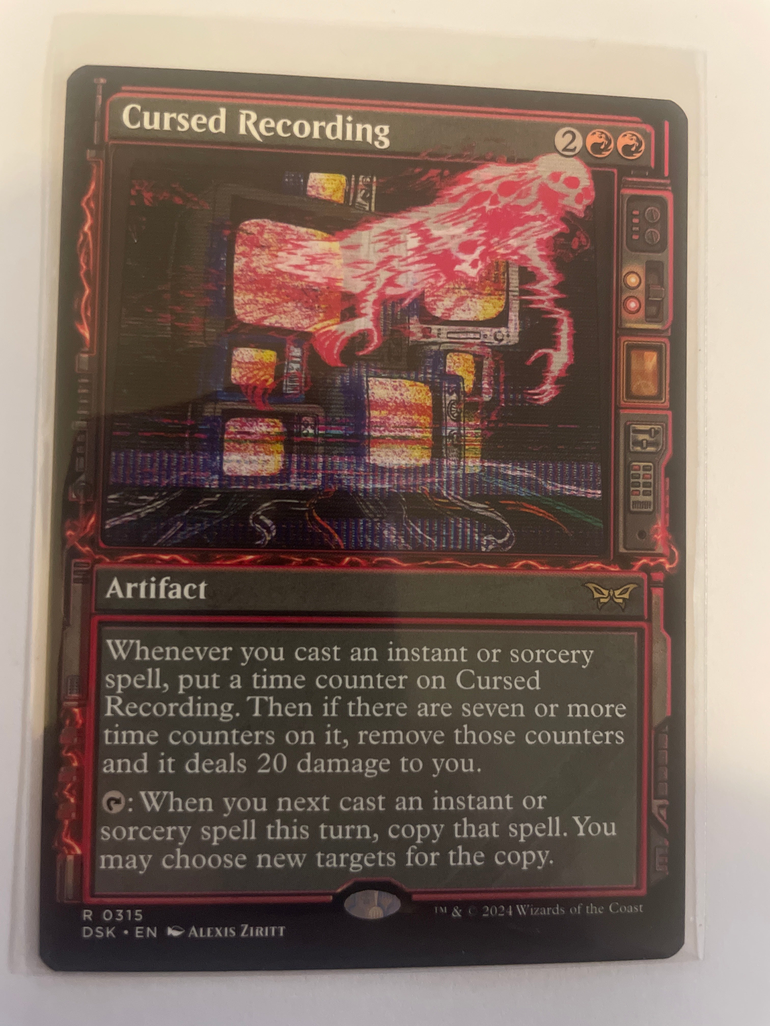 Duskmourn #315 CURSED RECORDING Showcase