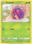 Pokemon TCG - SILVER TEMPEST - 001/195 - VENONAT - Common