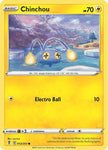 Pokemon TCG - EVOLVING SKIES - 052/203 - CHINCHOU - Reverse Holo - Common