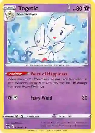 Pokemon TCG - ASTRAL RADIANCE - 056/189 - TOGETIC - REVERSE HOLO - UNCOMMON