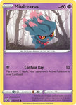 Pokemon TCG - SILVER TEMPEST - 063/195 - MISDREAVUS - Reverse Holo - Common