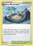 Pokemon TCG - EVOLVING SKIES - 161/203 - STORMY MOUNTAINS - Reverse Holo - Trainers