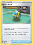 Pokemon TCG - FUSION STRIKE - 237/264 - QUICK BALL - Trainer