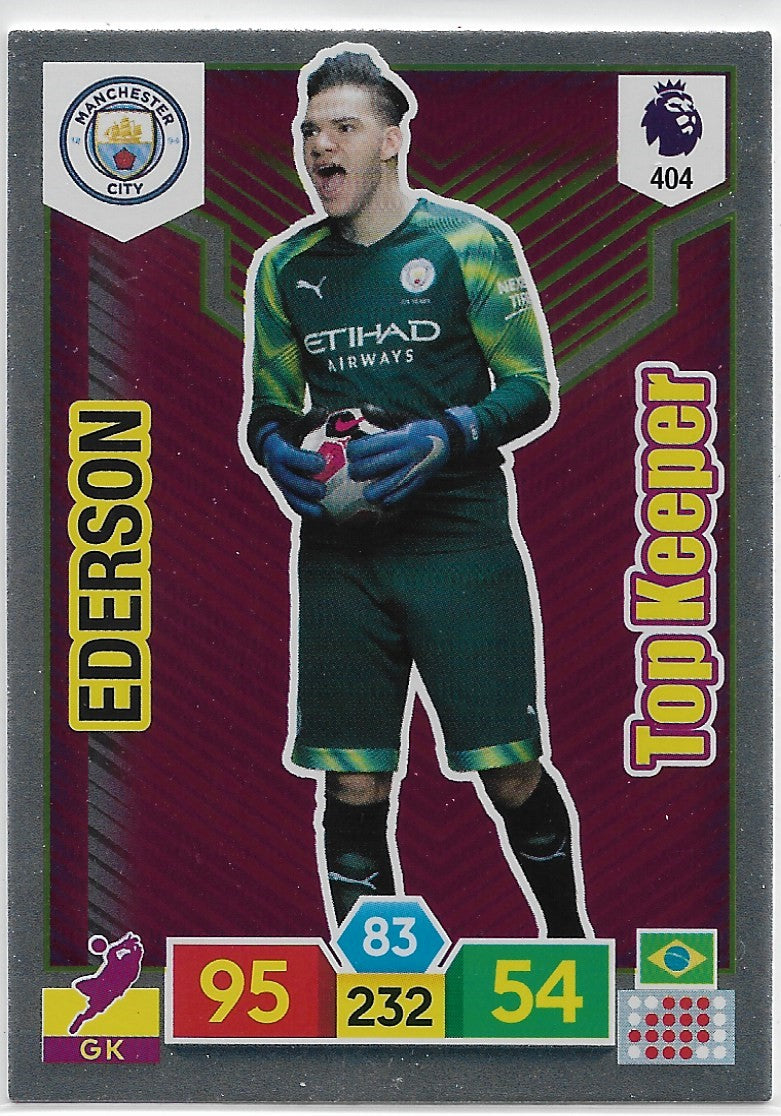 2019/20 Panini Adrenalyn XL #404 EDERSON Top Keeper Manchester City
