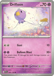 Pokemon TCG - SCARLET & VIOLET - 089/198 - DRIFLOON - Reverse Holo - Common