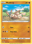 Pokemon TCG - VIVID VOLTAGE - MUDBRAY - 096/185 - Reverse Holo - Common