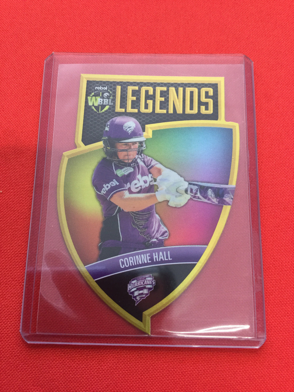 18/19 Tap N Play BBL Legends CLS-11 #/750 CORINNE HALL Hobart Hurricanes